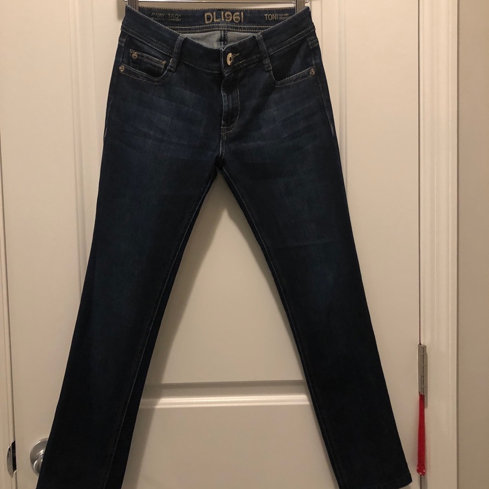 DL 1961 Toni high rise cropped jean